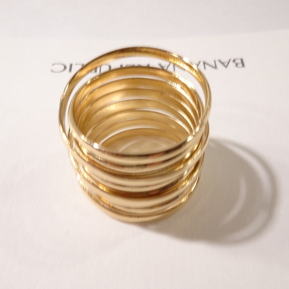 Banana Republic Wide Spiral Barrel Ring 6 NWT 45 - Picture 8 of 8